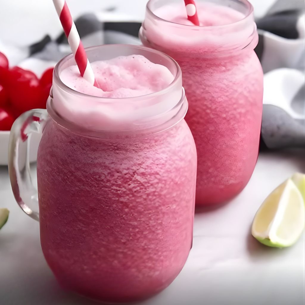 Cherry Lime Vodka Slush