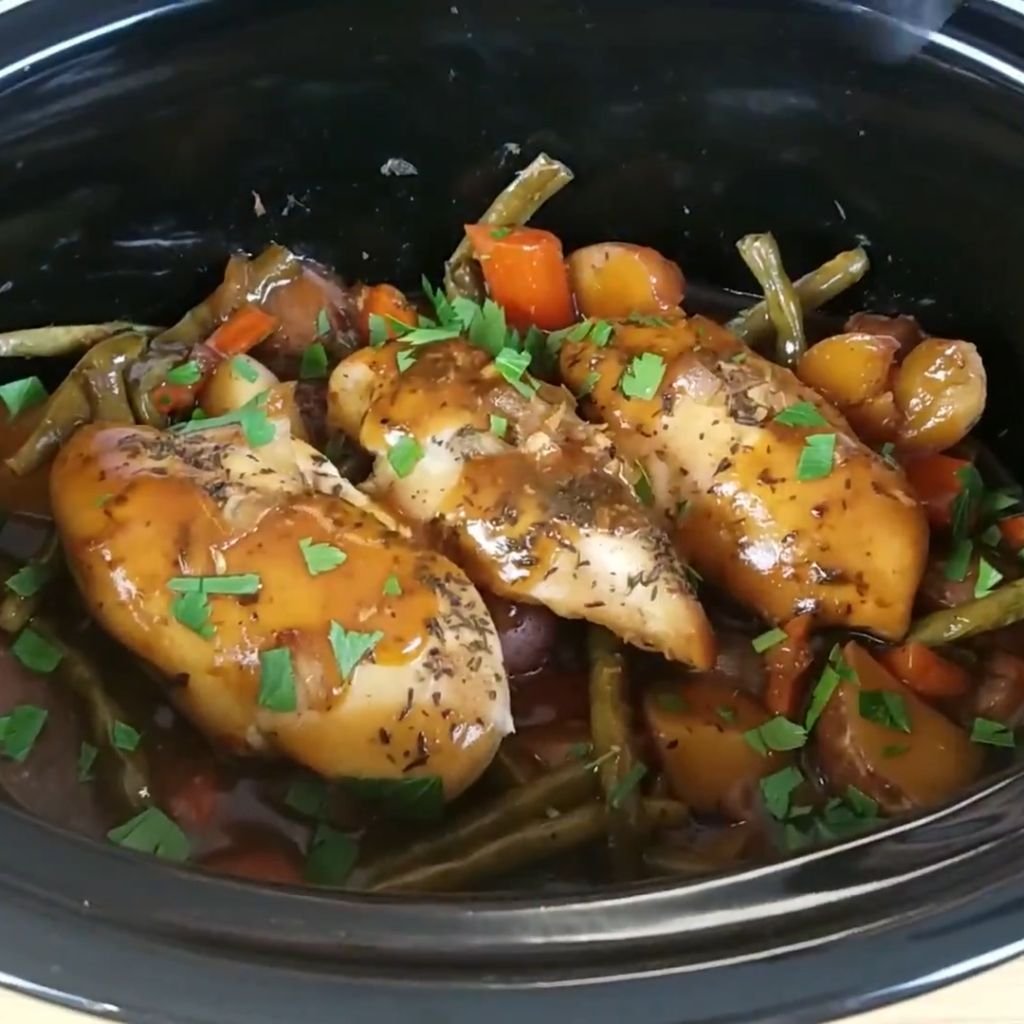Lemon Garlic Chicken with Veggies