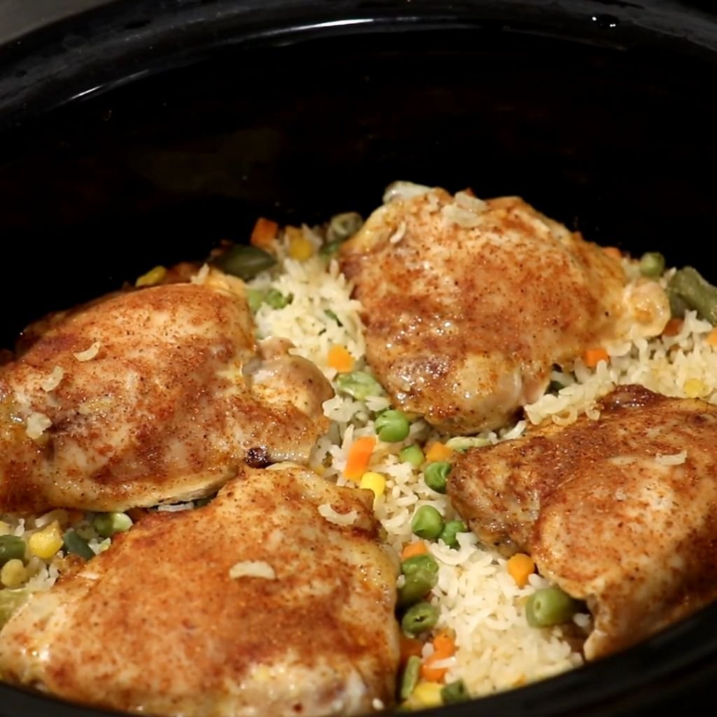 Mini Crock-Pot Chicken and Rice
