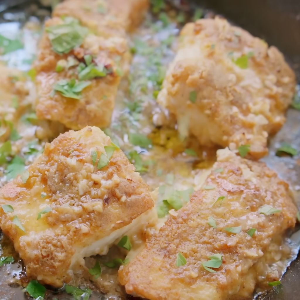 Baked Cod with Lemon Garlic