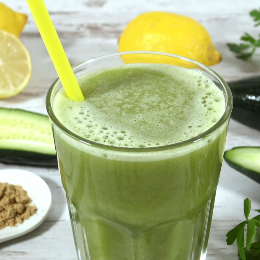 Cucumber Lemon Fat-Burning Smoothie