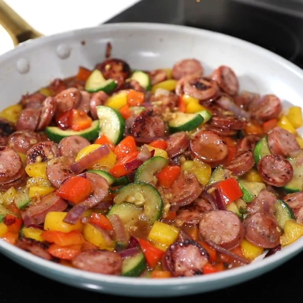 One-Pan Sausage and Vegetables