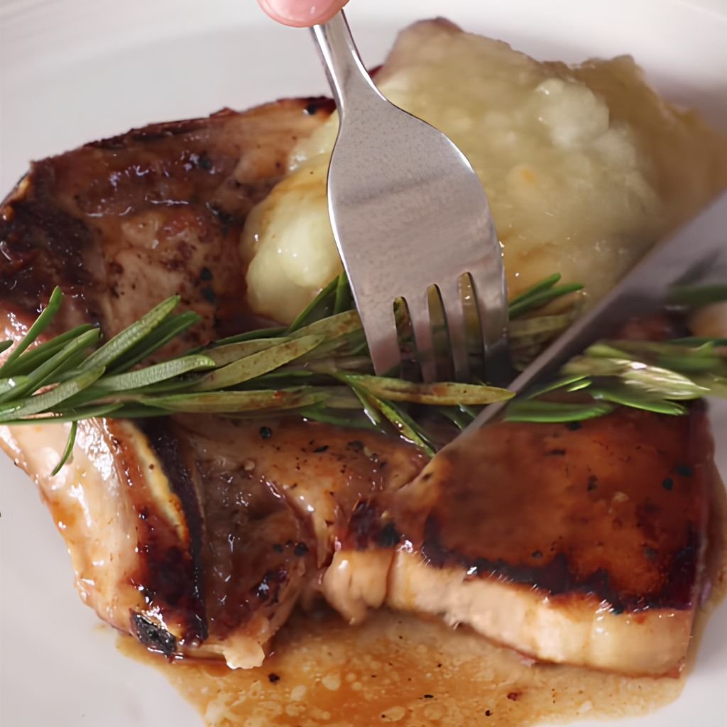 Pork Chops with Apple Sauce