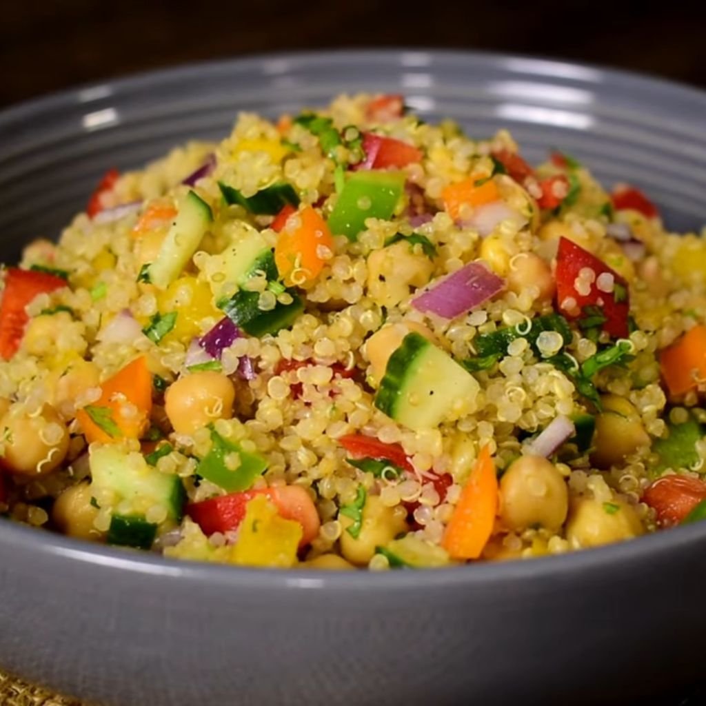 Quinoa and Chickpea Salad Bowl