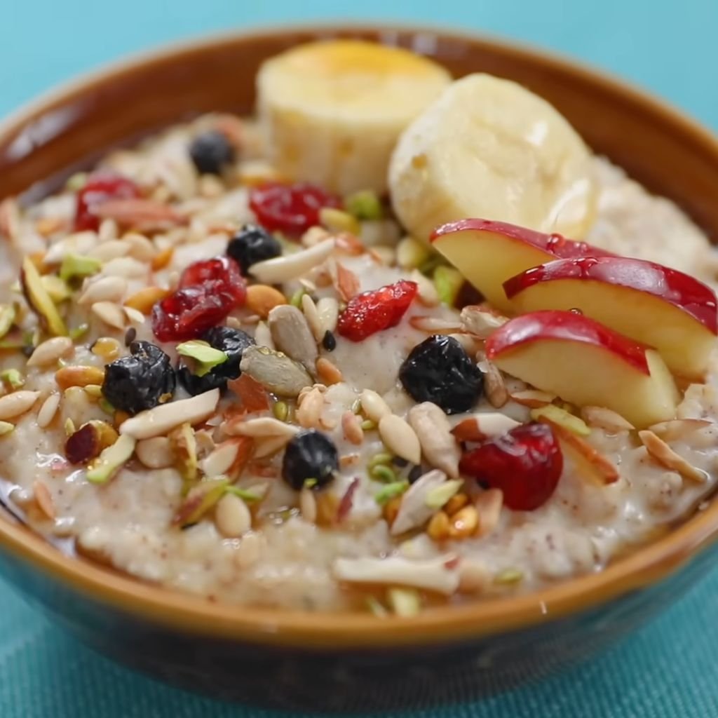 Rice Cooker Oatmeal with Fruits Rice Cooker Oatmeal with Fruits