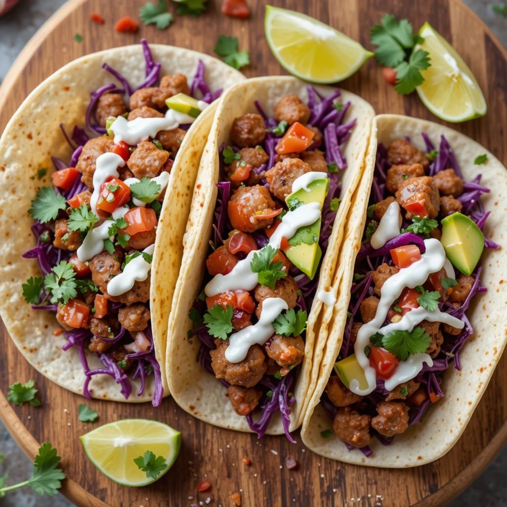 Sausage Tacos