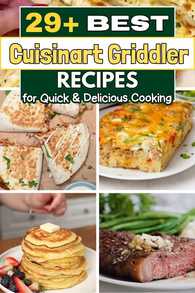 29+ Best Cuisinart Griddler Recipes for Quick & Delicious Cooking