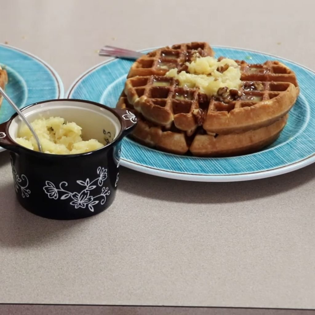 Coconut Pineapple Waffles
