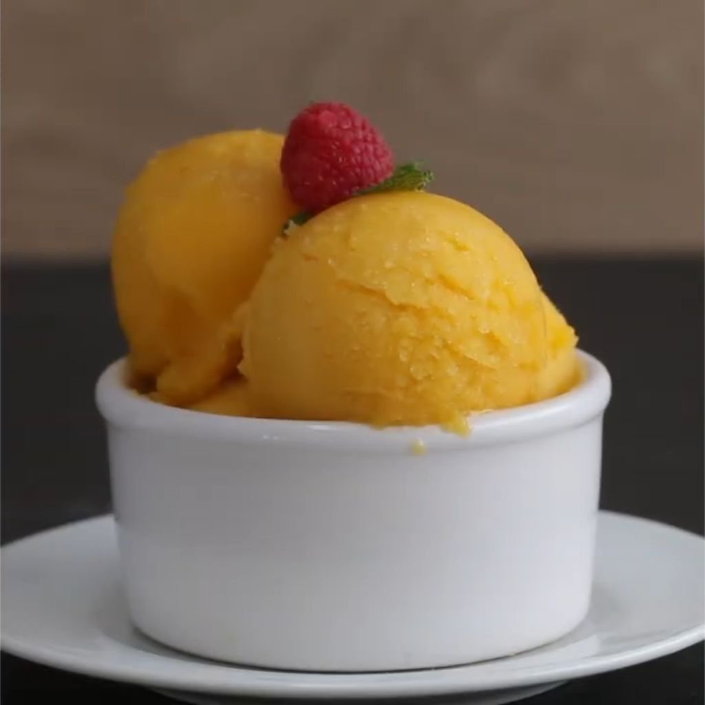 Dairy-Free Mango Sorbet