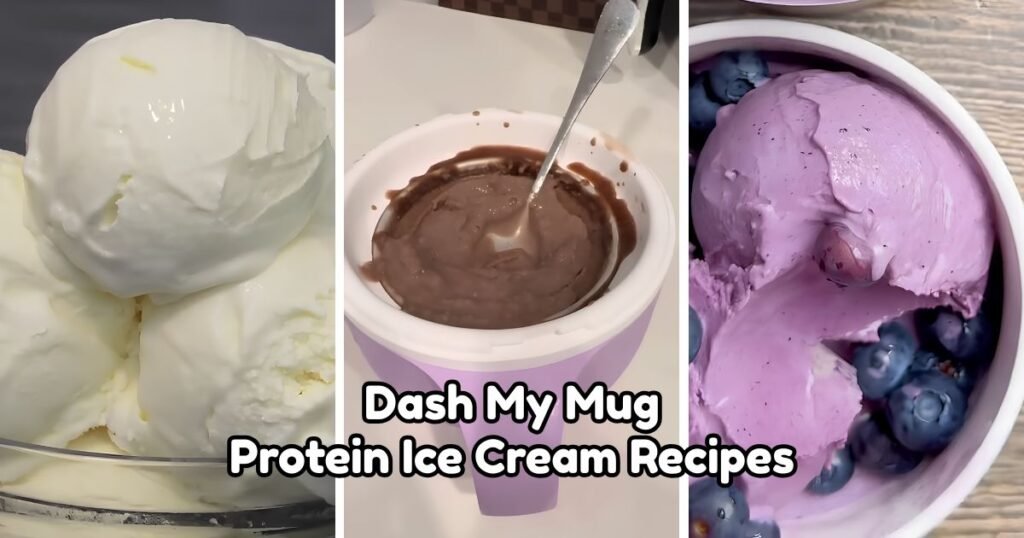 Dash My Mug Protein Ice Cream Recipes