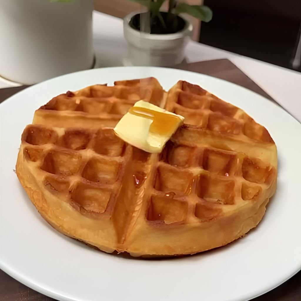 Golden Butter Waffles