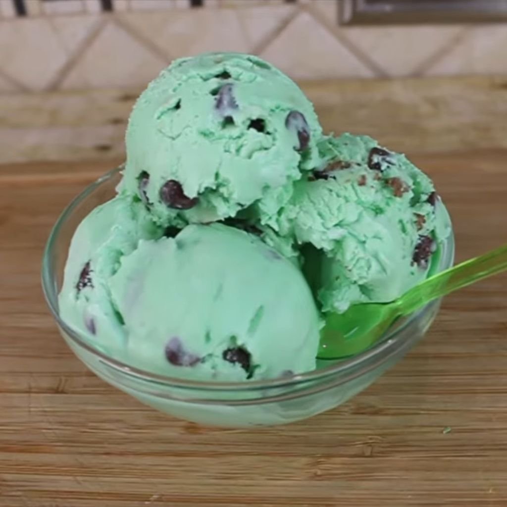 Mint Chocolate Chip Ice Cream