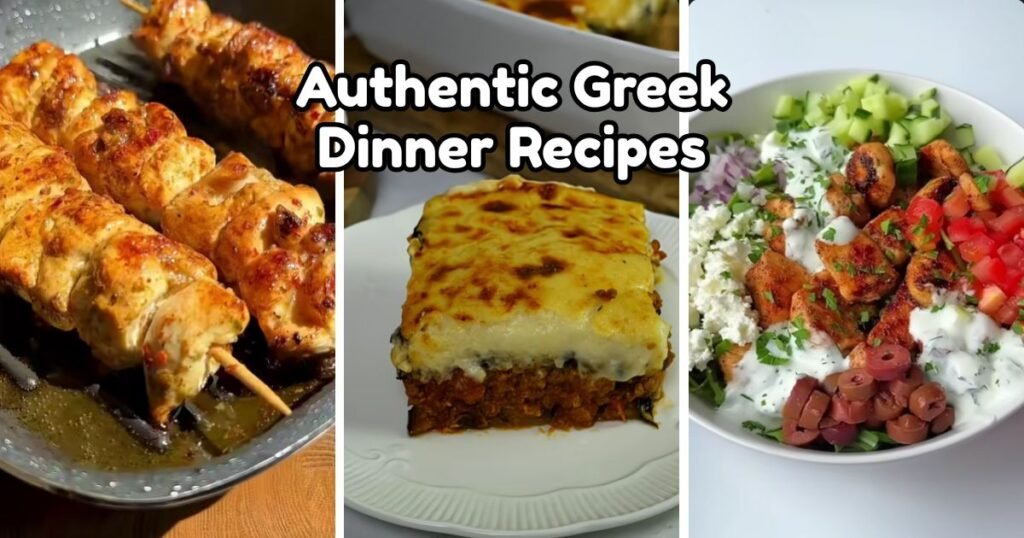 Authentic Greek Dinner Recipes