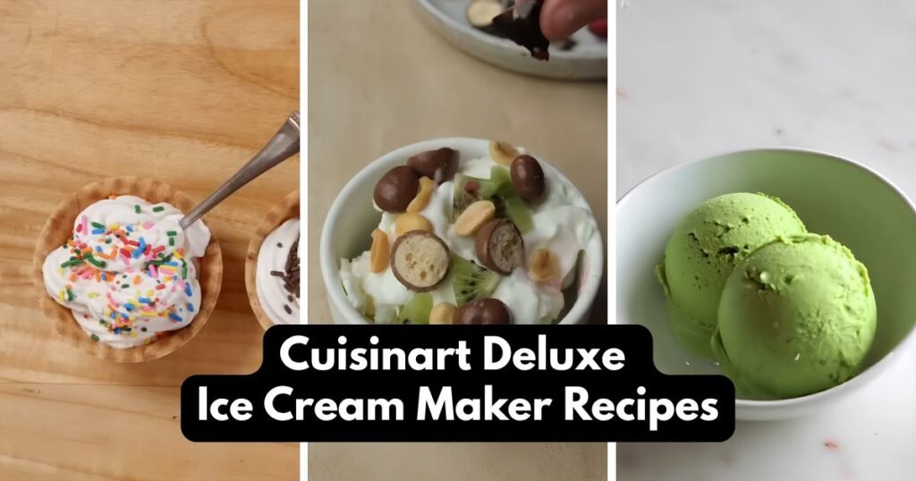 Cuisinart Deluxe Ice Cream Maker Recipes