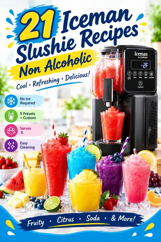 21 Iceman Slushie Recipes Non Alcoholic (Easy Frozen Drinks)
