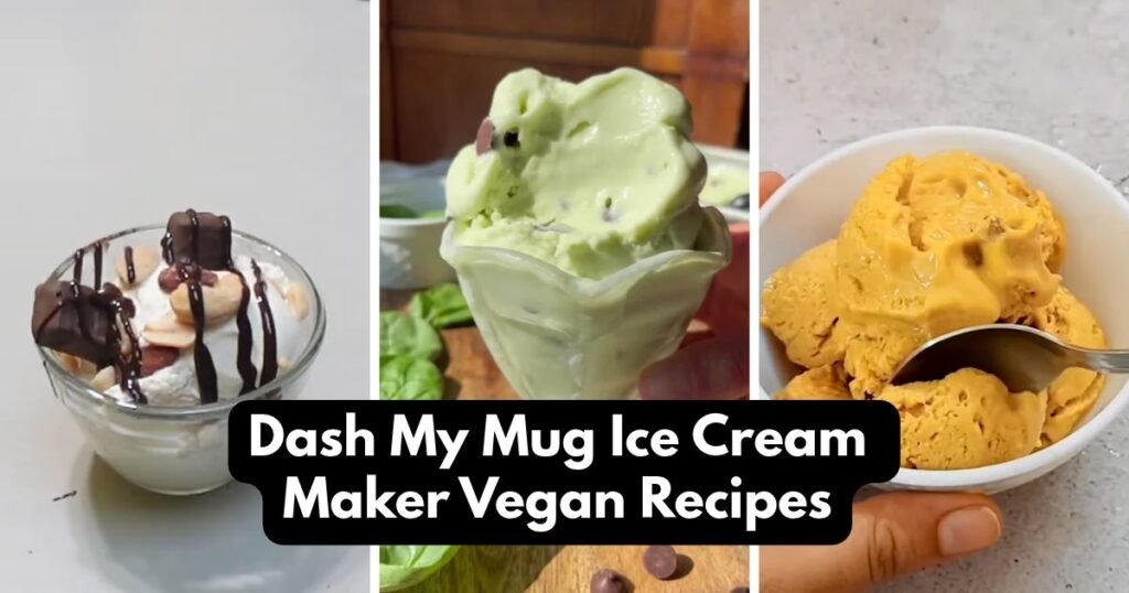 Dash My Mug Ice Cream Maker Vegan Recipes